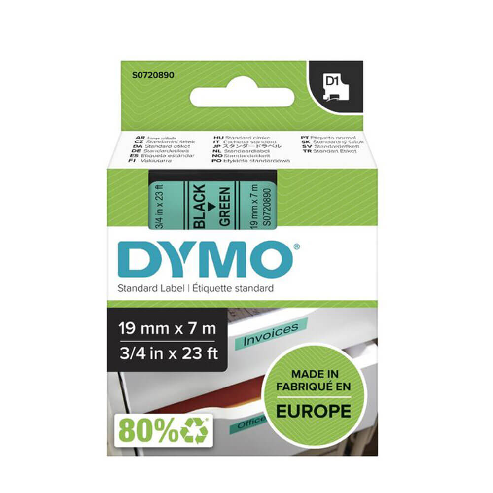 Rótulo de fita DYMO D1 19mmx7m