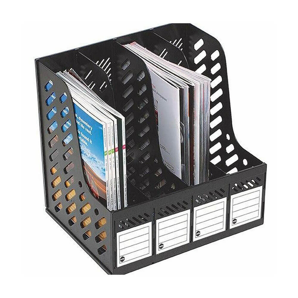 Marbig Magazine Rack negro