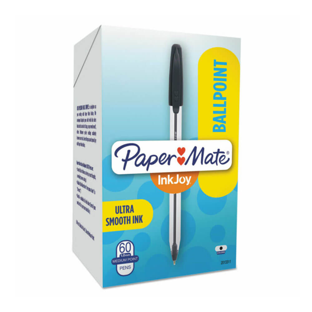 Papermate Inkjoy Point Medium Point 1.0 mm 60pk