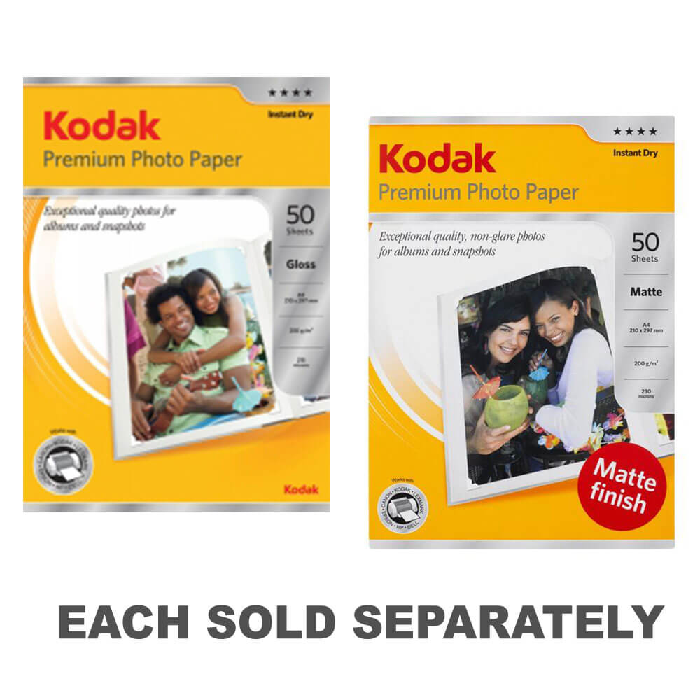 Kodak Premium Photo Paper A4 (50pk)