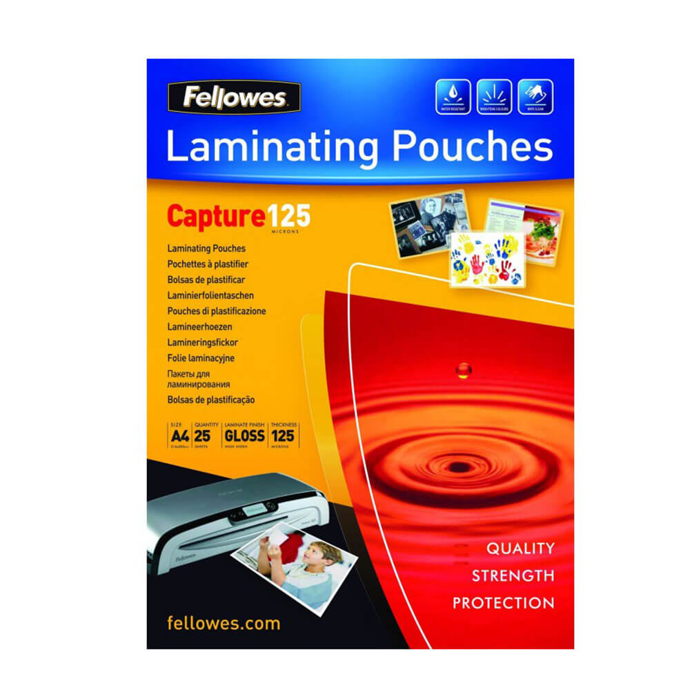 Fellowes laminating torebki połysk a4 25pk