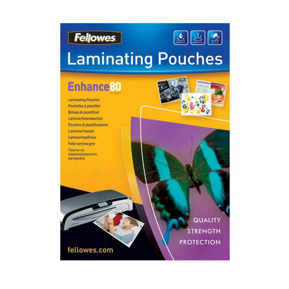 Fellowes Laminante pochettes gloss A4 25pk