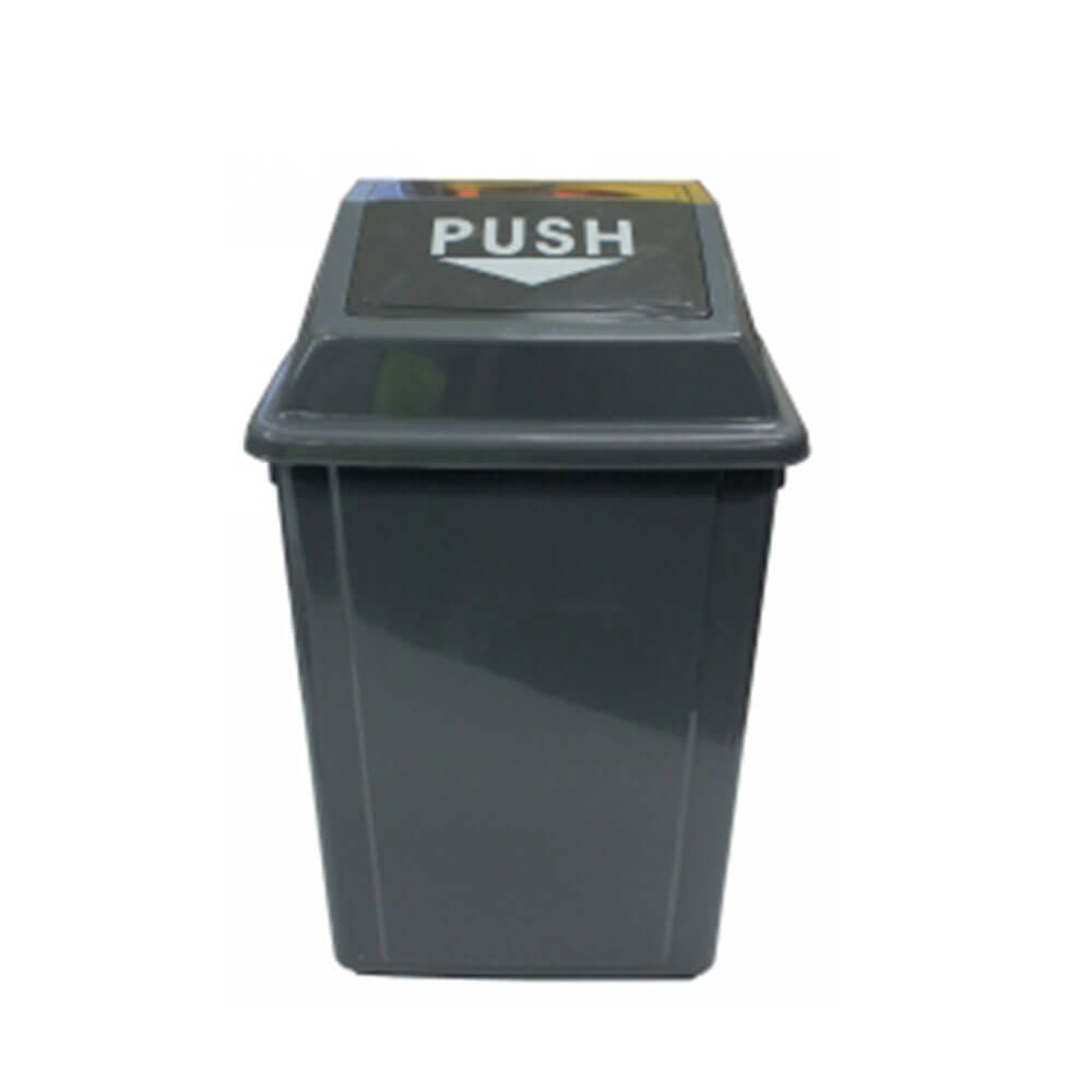 Cleanlink Rubbish Bin with Bullet Lid (Grey)