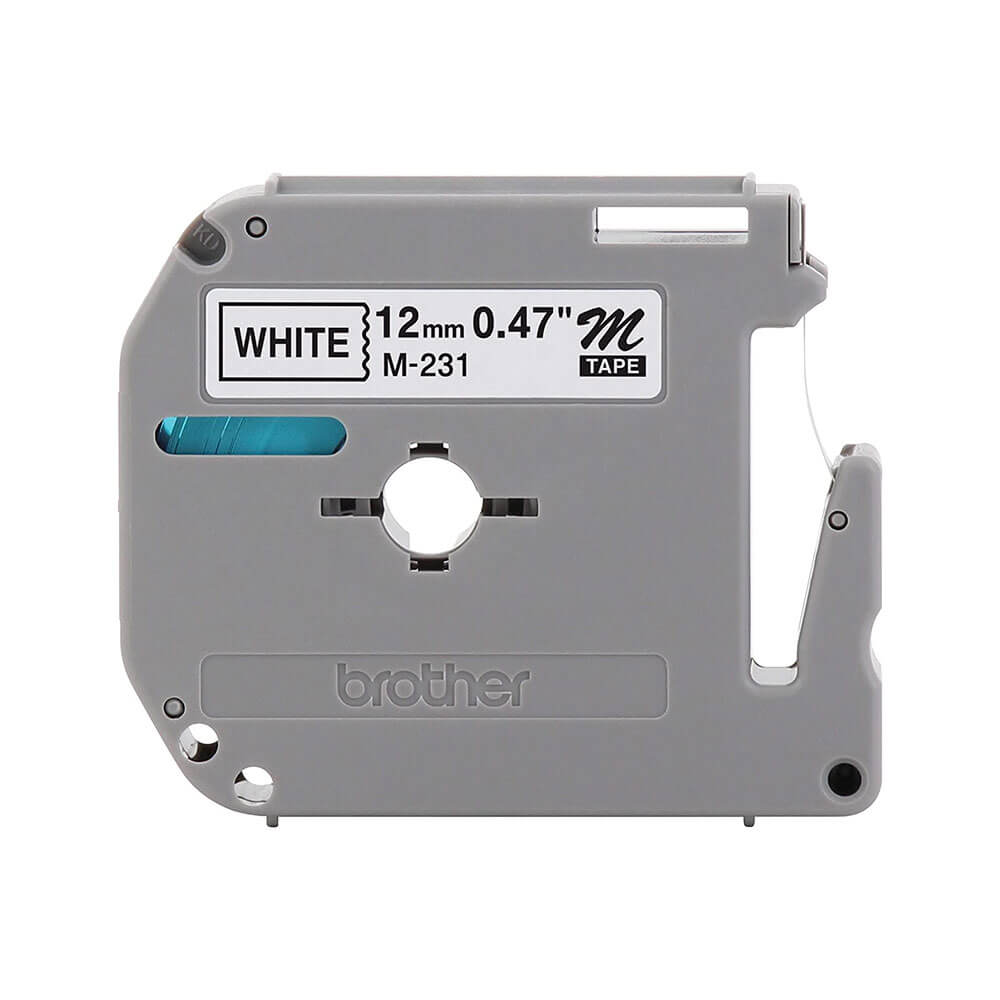 Brother P-touch etiqueta Black on White