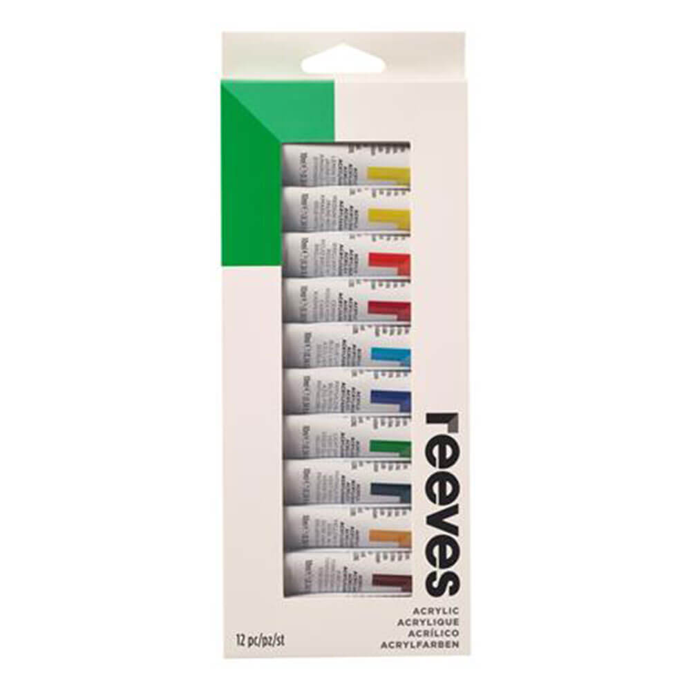 Reeves verfbuizen ingesteld 12 ml acryl