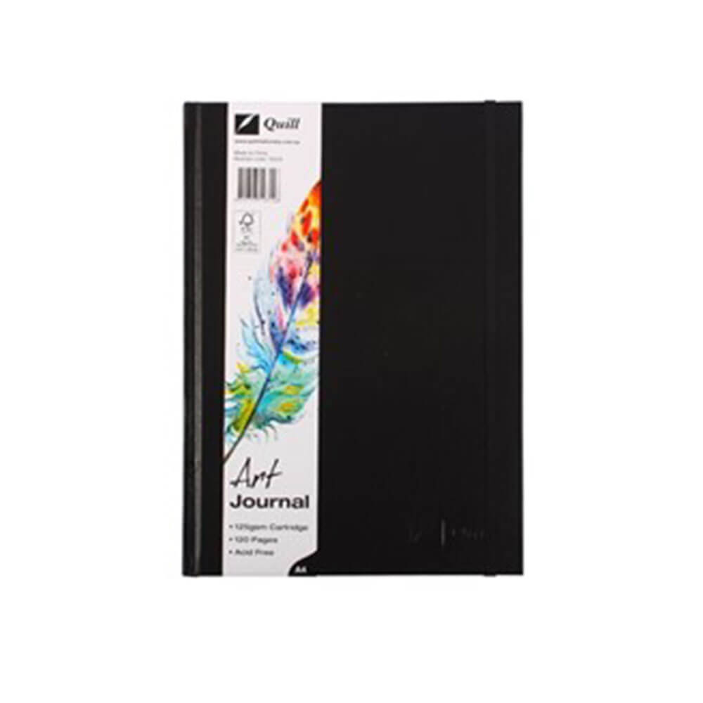 Quill Hard Cover Elastic Closure Art Journal 60 Leaves