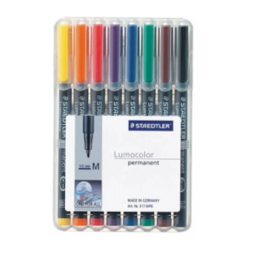 Staedtler 317 Marker Permanent Medium Assorted