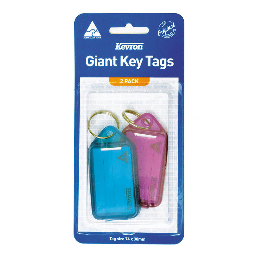 Kevron Key Tags 2pk (assorti)