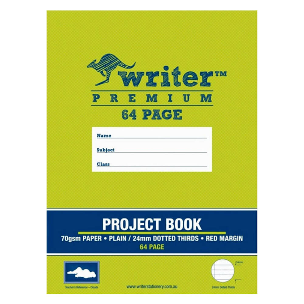 Schrijver Premium Plain & Stipped Project Book (64 pagina's)