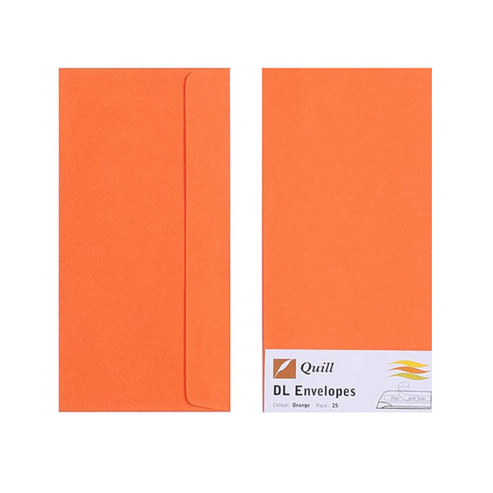 Envelope de quill 25pk 80gsm (dl)