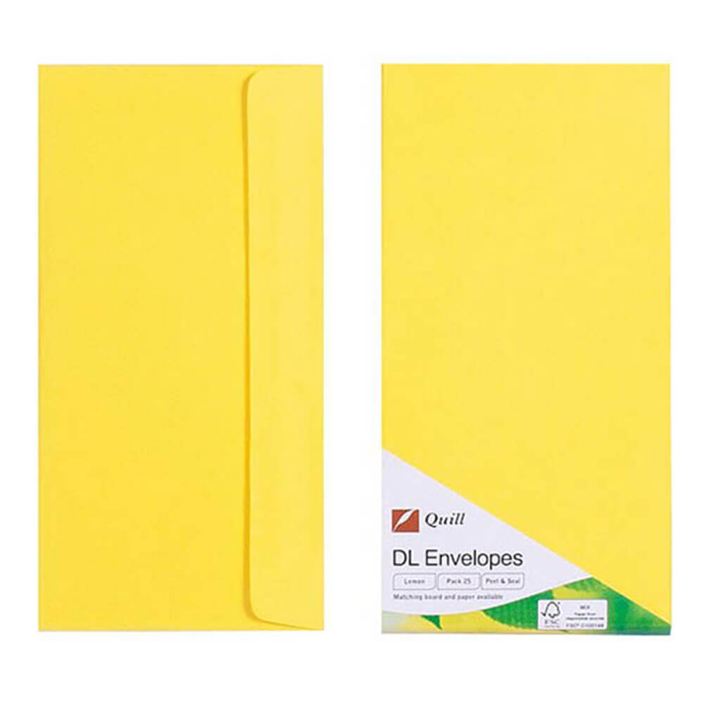 Quill -konvolut 25pk 80gsm (DL)