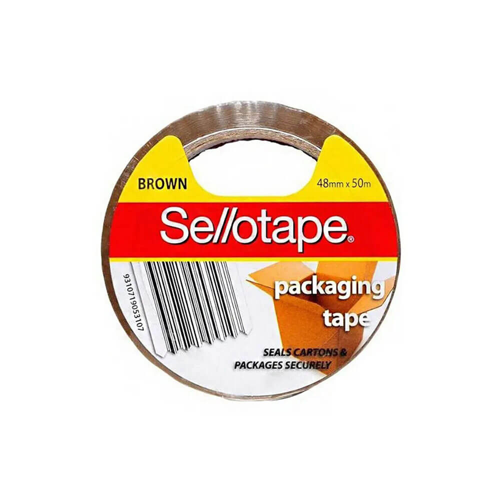 Taśma opakowań Sellotape (brązowa)