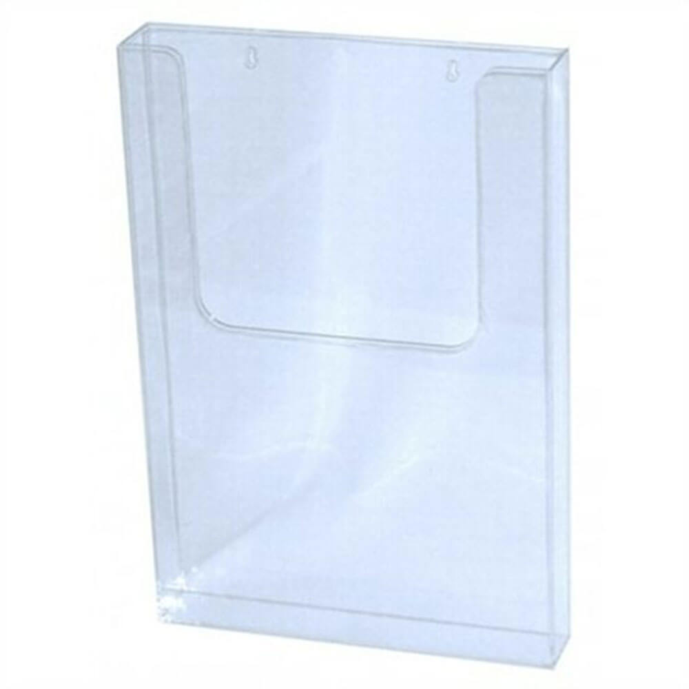 Déflecto Portrait Wall Mount Brochure Holder (Clear)