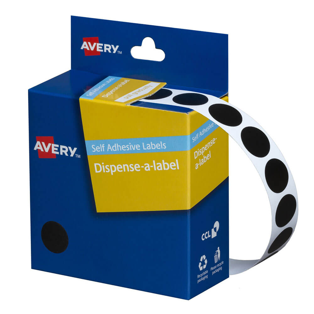 Avery selbstklebende Punktbezeichnungen 14mm (1050pcs)