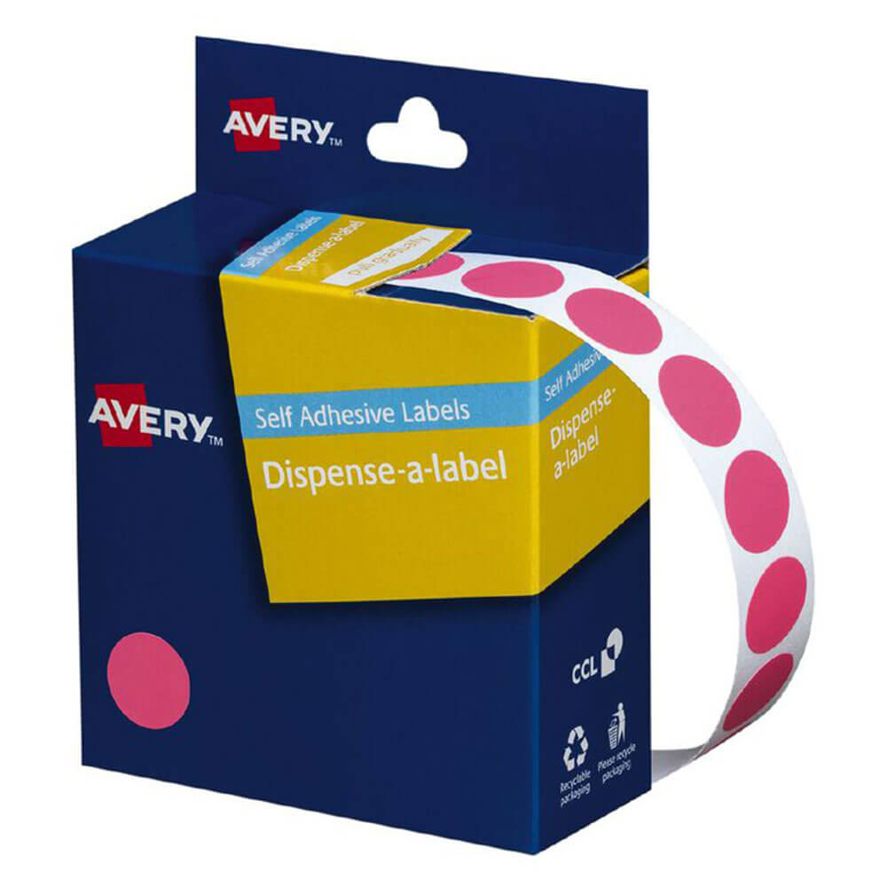 Etichette Avery Autoadesive DOT 14mm (1050pcs)