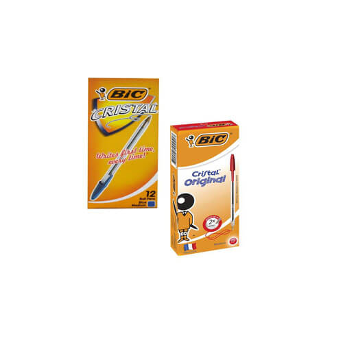 BiC Cristal Original Ballpoint Pen (12/box)