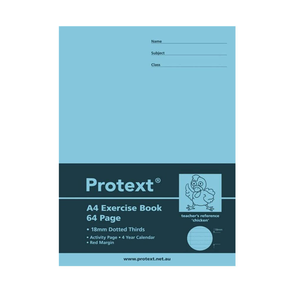 Protext Ejercicio Libro 64 páginas con línea punteada (A4)