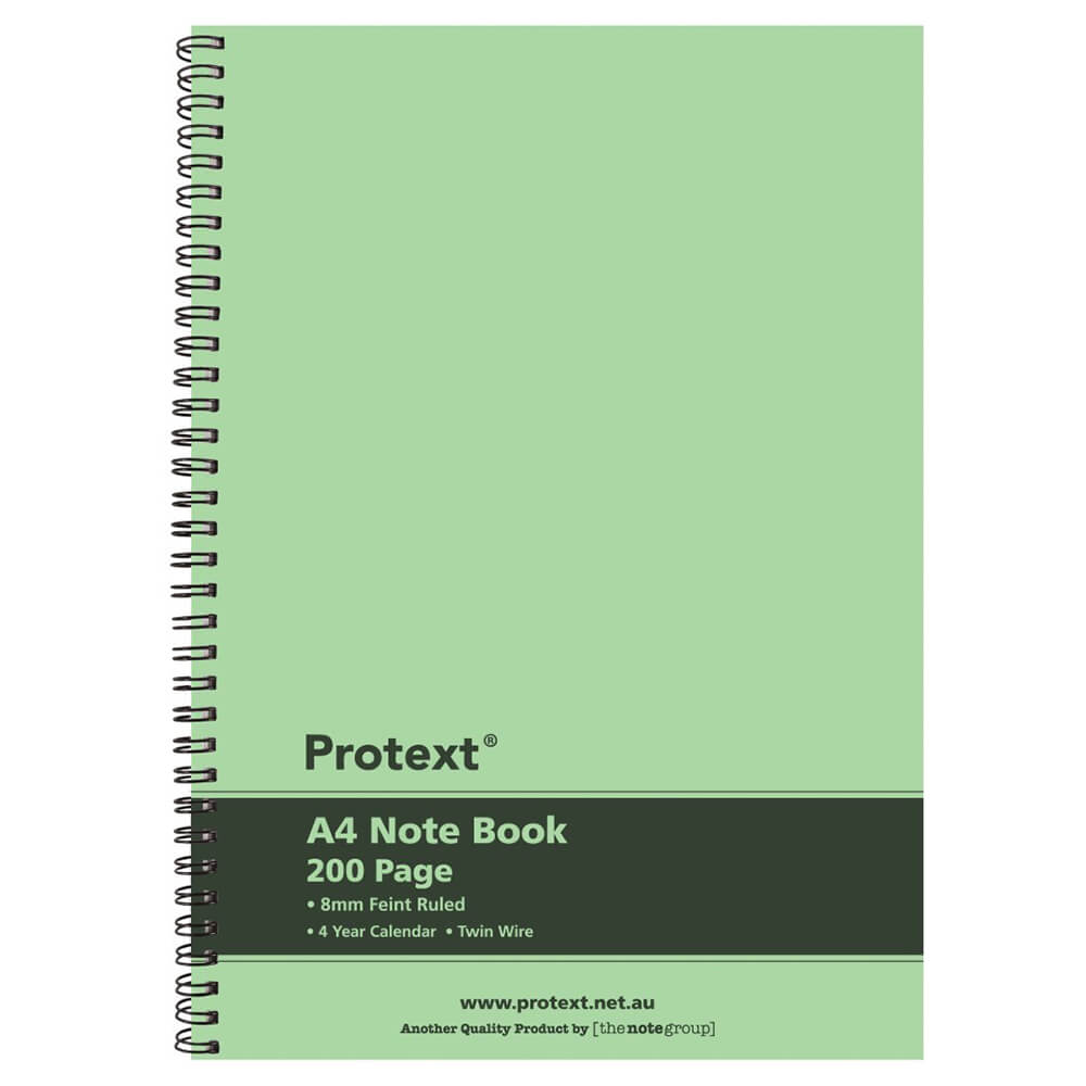 Protext Twin Wire Notebook 200 sidor (A4)