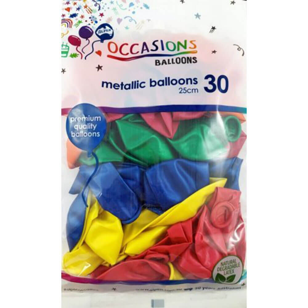 Alpen ballonger för alla 30pk 25 cm (diverse)