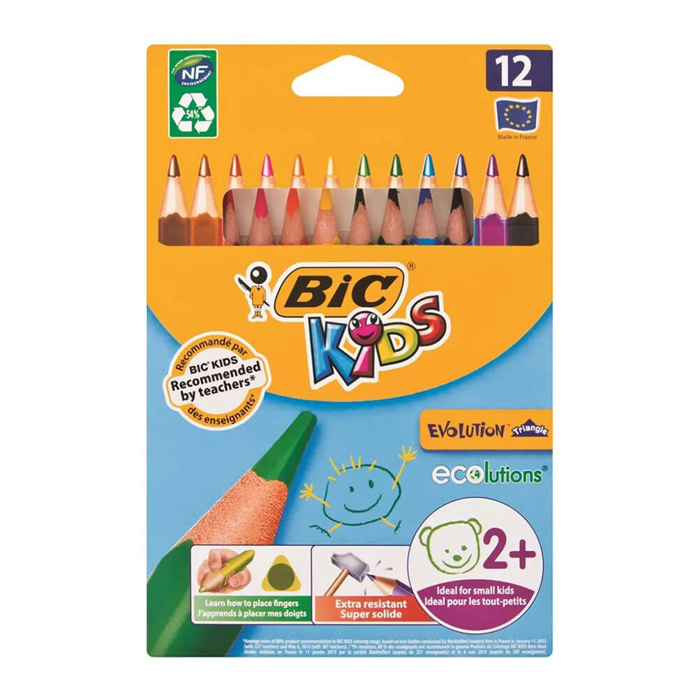 Kolorowe ołówki BIC Kids Evolution (12pk)