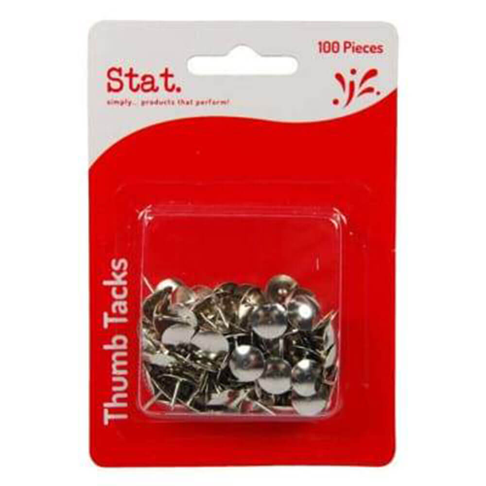 Stat -Daumen Tacks Zeichnenstifte (100pk)