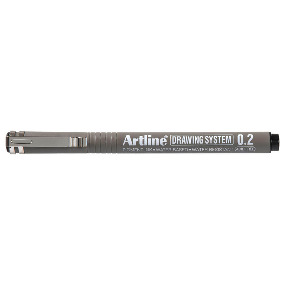 Artline tegning System Pen 12pcs (sort)