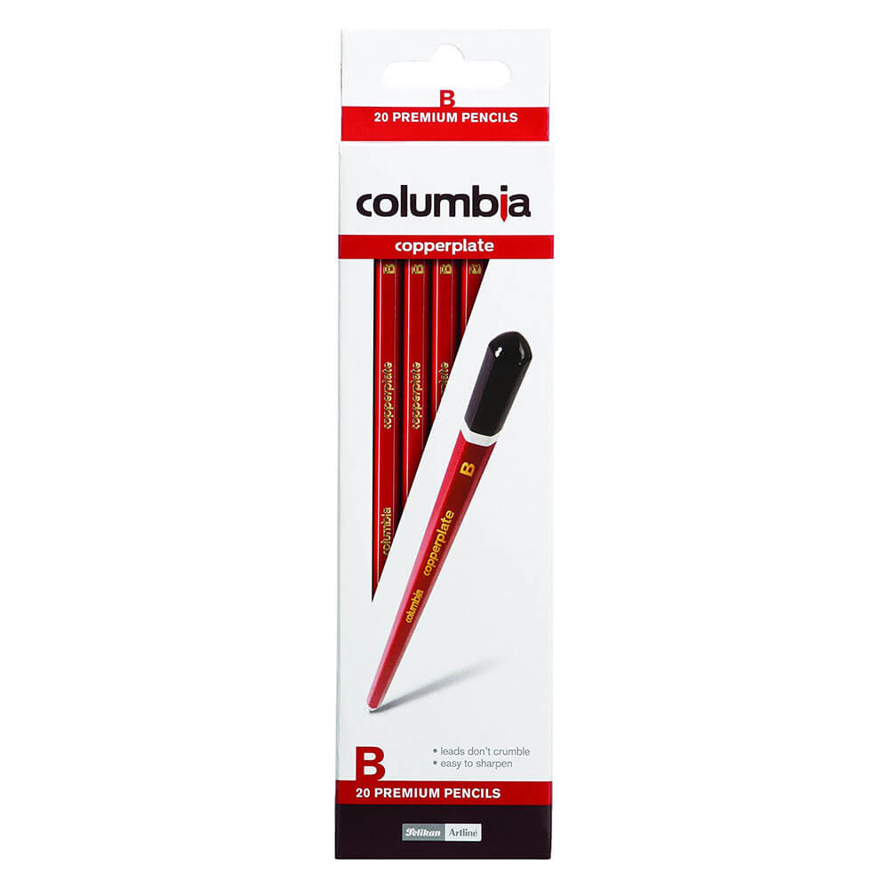 Matite premium della Columbia CopperPlate (Box di 20)