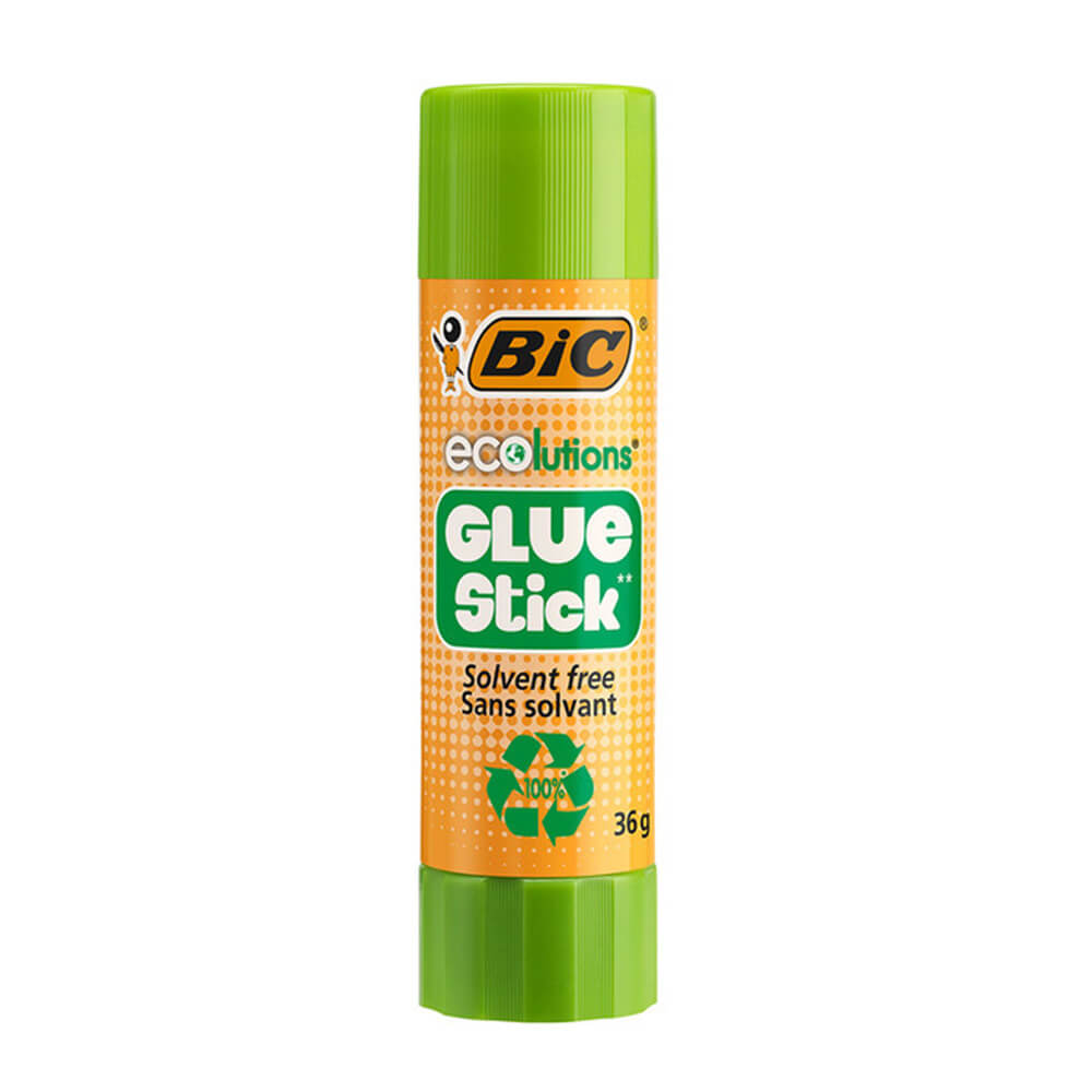  Bic Eco-Recycled Klarer Klebestift