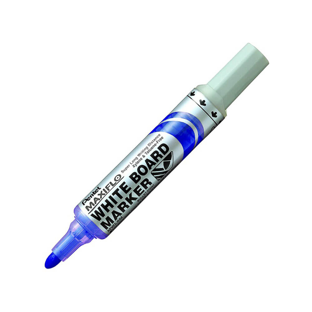 Pentel Maxiflo Bullet Tip Whiteboard Marker 12 stcs