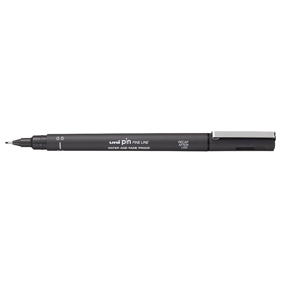 Uni-Ball Pin Fineliner Pen 0,5 mm (kasse med 12)