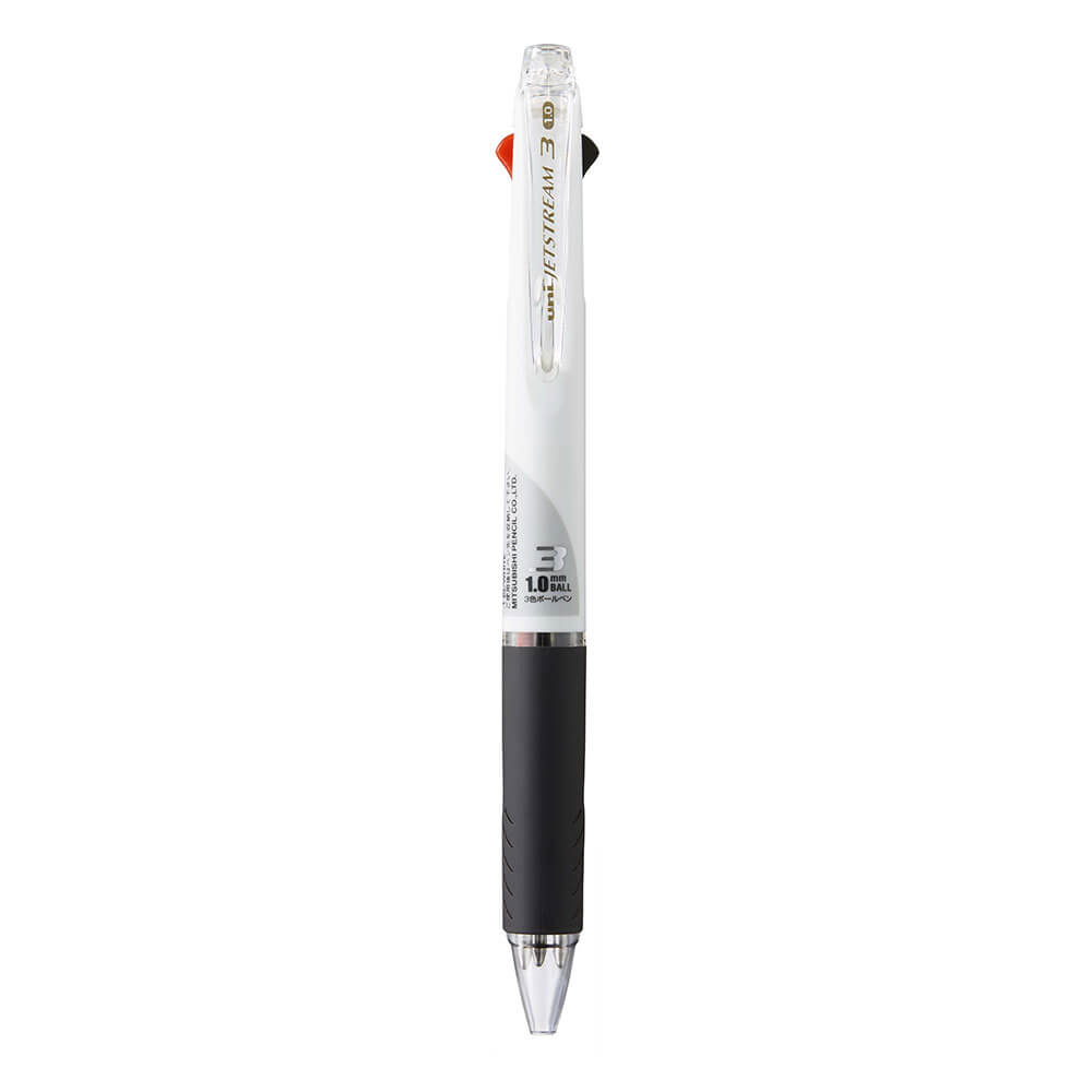 Uni JetStream 3 Color Rutractable Barrel Pen 1.0mm