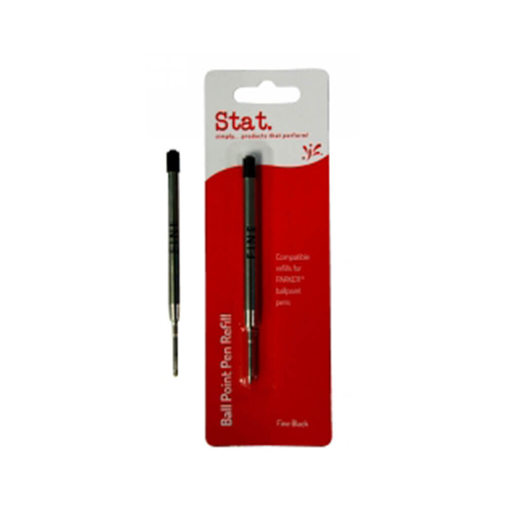 Stat Parker Fine Ballpoint Pen Refill (paket med 10)