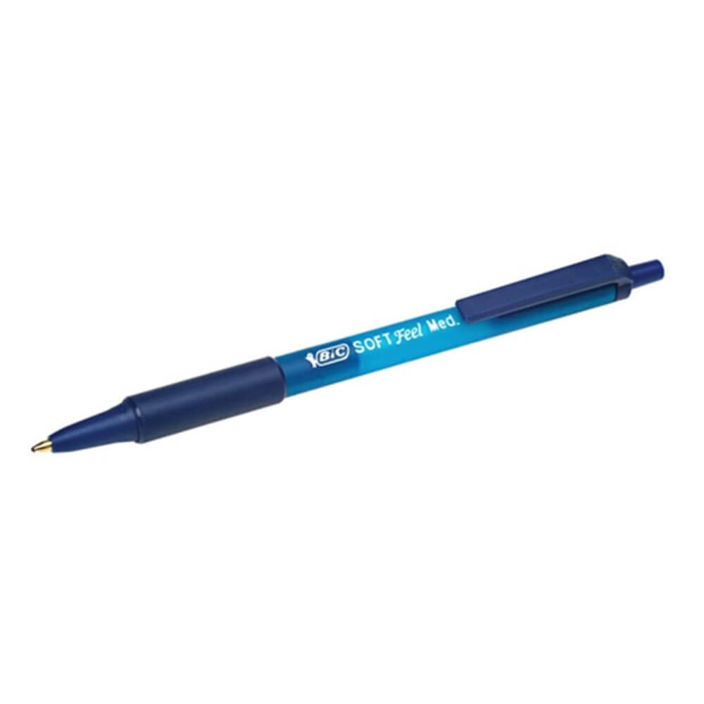 BIC Soft Feel Rettractable Pen (boîte de 12)