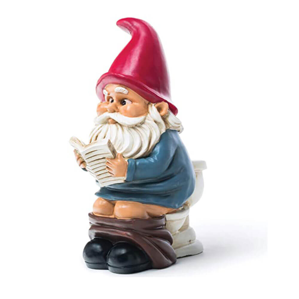 BigMouth Garden Gnome on a Throne