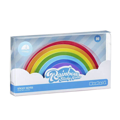 Mustard Rainbow Sticky Notes (150 Sheets)